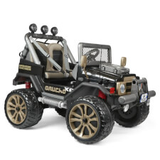 The Peg Perego Gaucho XP Electric Ride-On Quad Side View.