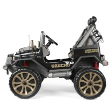 The Peg Perego Gaucho XP Electric Ride-On Quad Side View.