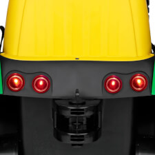 The Peg Perego John Deere Farm Power Ride-On Tractor Back Lights.