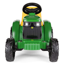 The Peg Perego John Deere Ride-On Mini Tractor Front.