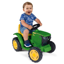 The Peg Perego John Deere Ride-On Mini Tractor.