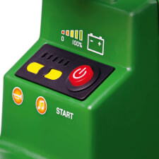 The Peg Perego John Deere Ride-On Mini Tractor Power Dashboard.
