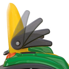 The Peg Perego John Deere Ground Force Ride On Tractor Armrest.