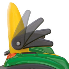 The Peg Perego John Deere Ground Loader Electric Bulldozer Armrest.