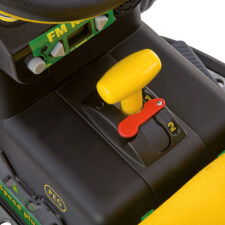 The Peg Perego John Deere Ground Loader Electric Bulldozer Gear.