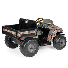 The Peg Perego John Deere Gator HPX Ride On Vehicle in Camo.
