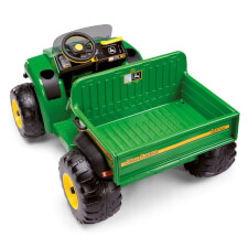 The Peg Perego John Deere Gator HPX Ride On Vehicle in Green.