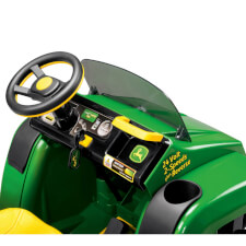 The Peg Perego John Deere Gator HPX Ride On Vehicle Dashboard.