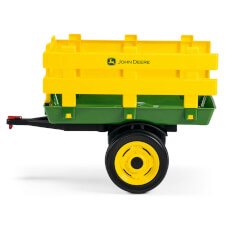 The Peg Perego John Deere Stake-Side Trailer.
