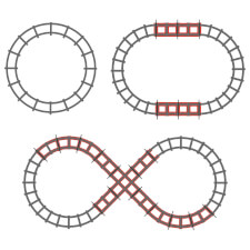 The Peg Perego Figure 8 Track Extender.