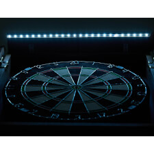 Strikeworth Premium Bristle Dartboard and LED iluminated cabinet.