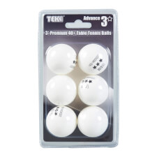 The Tekscore 3-Star 40+ Advance Table Tennis Balls