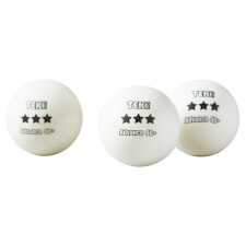 The Tekscore 3-Star 40+ Advance Table Tennis Balls