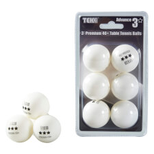 The Tekscore 3-Star 40+ Advance Table Tennis Balls