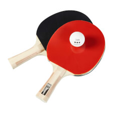 The Tekscore Advance 3-Star Table Tennis Bat & Ball Set