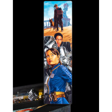 The Stern Fallout Pro Pinball Machine Cabinet Top.