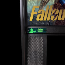 Stern Fallout Premium Pinball Machine Playfield.