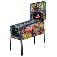 Stern Fallout Premium Pinball Machine side.
