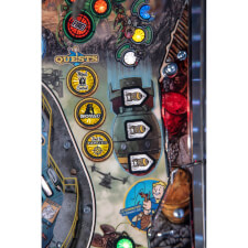 The Stern Fallout LE playfield.