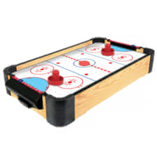 The air hockey table.