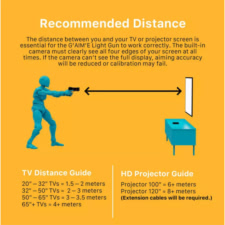 Instructions on how to calibrate the light gun.
