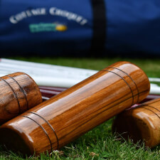 The Croquet set of Garden Cottage Croquet Game Set.