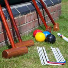 The Garden Cottage Croquet Set.