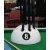 8 Ball Cue Stand - White Finish