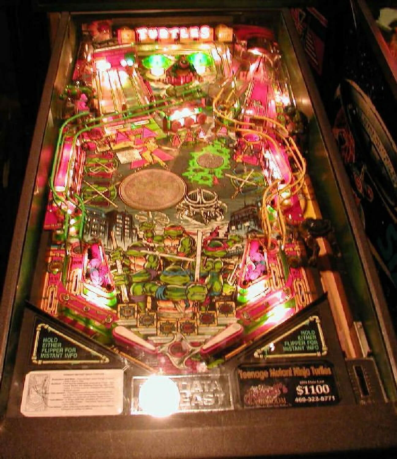 Teenage Mutant Ninja Turtles Pinball Machine For Sale Liberty Games