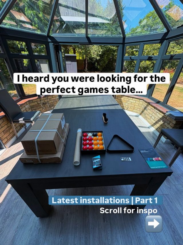 Our boys have been super busy this summer setting up some fabulous games rooms for you! Here’s part 1 of our series showcasing a real var...