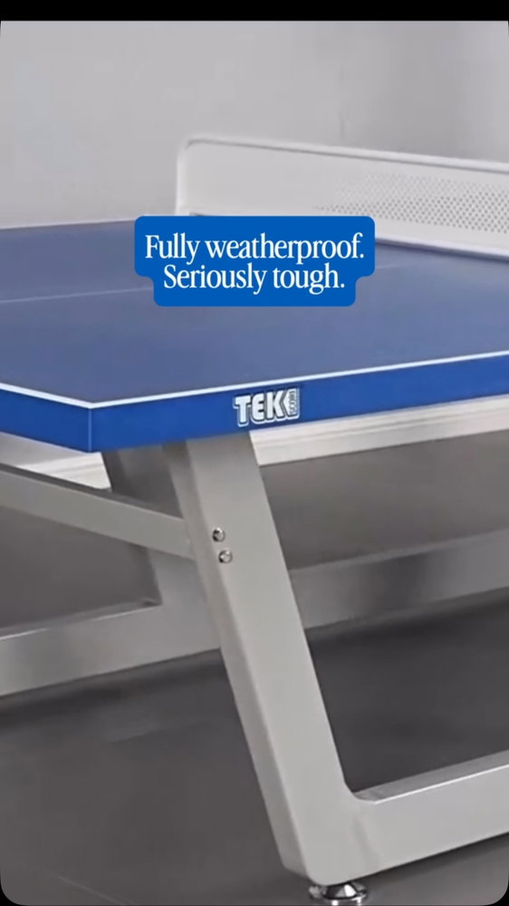 Meet the NEW Tekscore Endurance 🏓 This isn’t just an outdoor table tennis table. It’s been built for serious, year-round use. Fully weath...