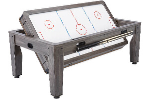 The rotating Pureline multi games table.