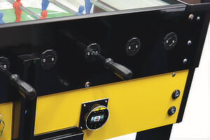 The contactless system on a football table.
