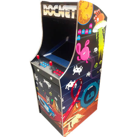 A customised arcade machine.