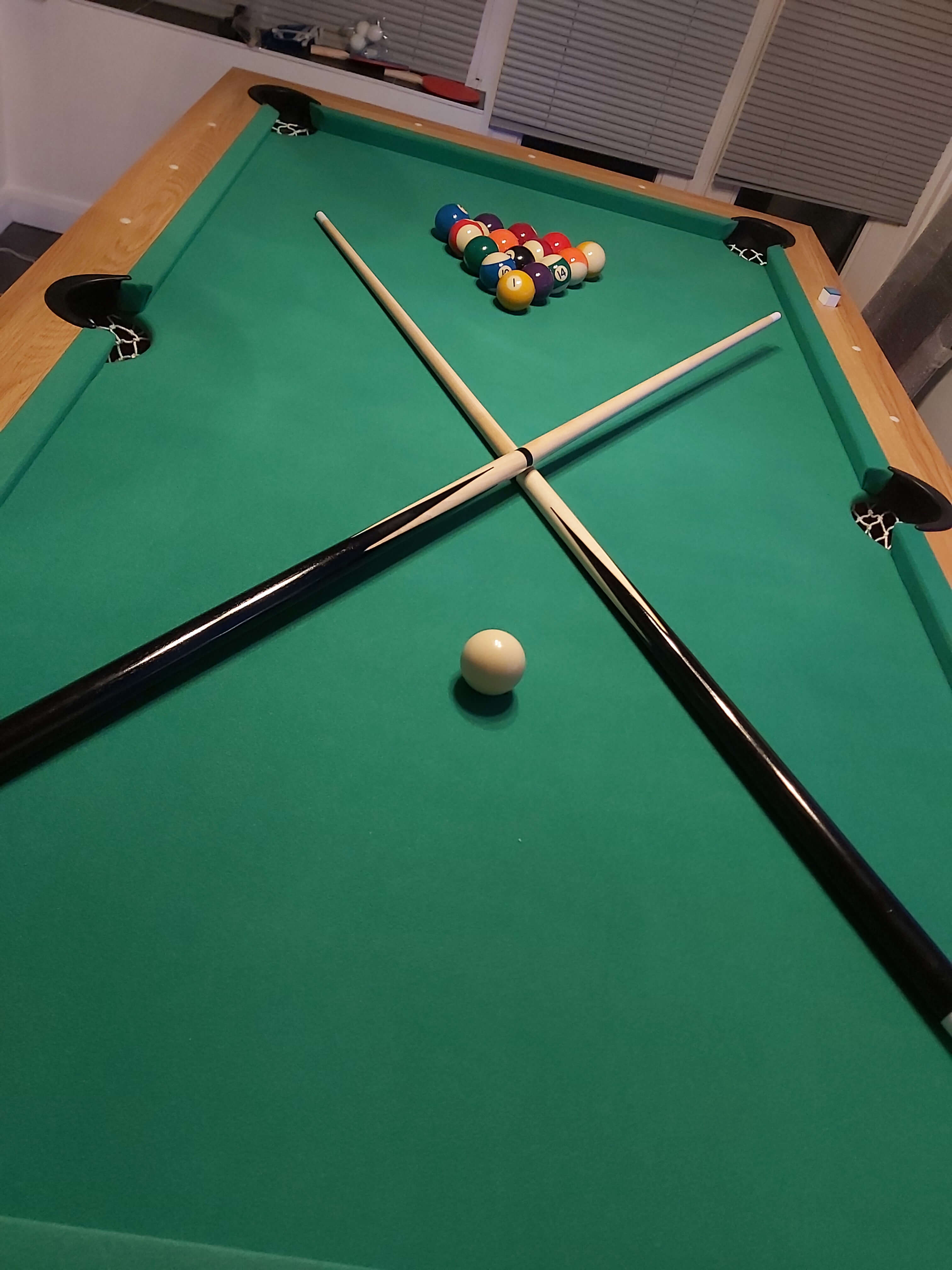 Pureline 6ft Pool Dining Table with Table Tennis Top Liberty Games