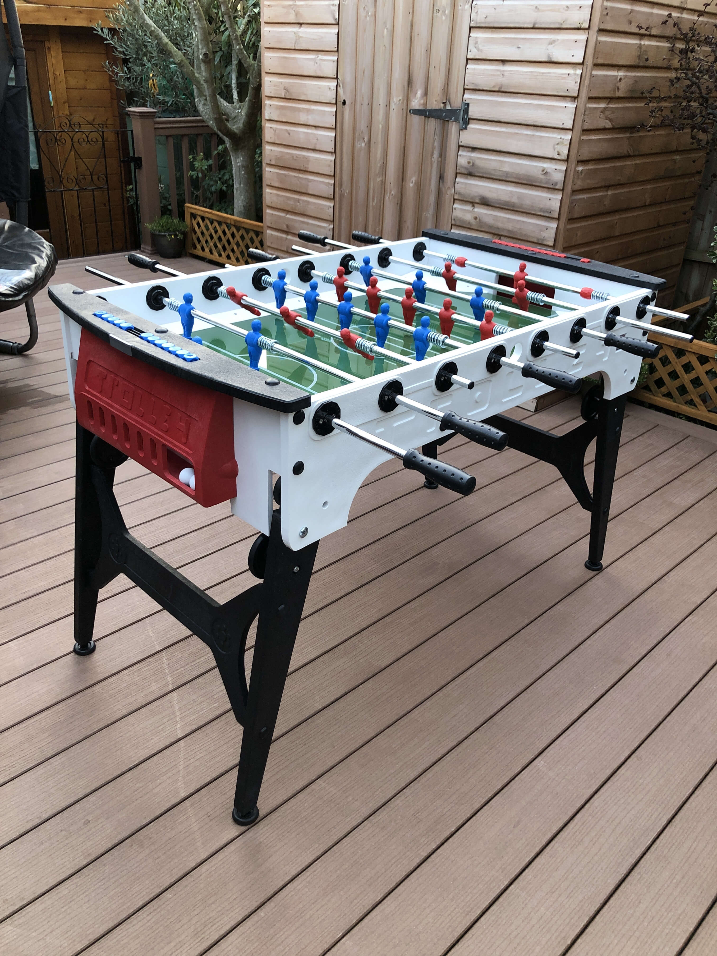 Storm Trolley Folding Outdoor Football Table Liberty Games