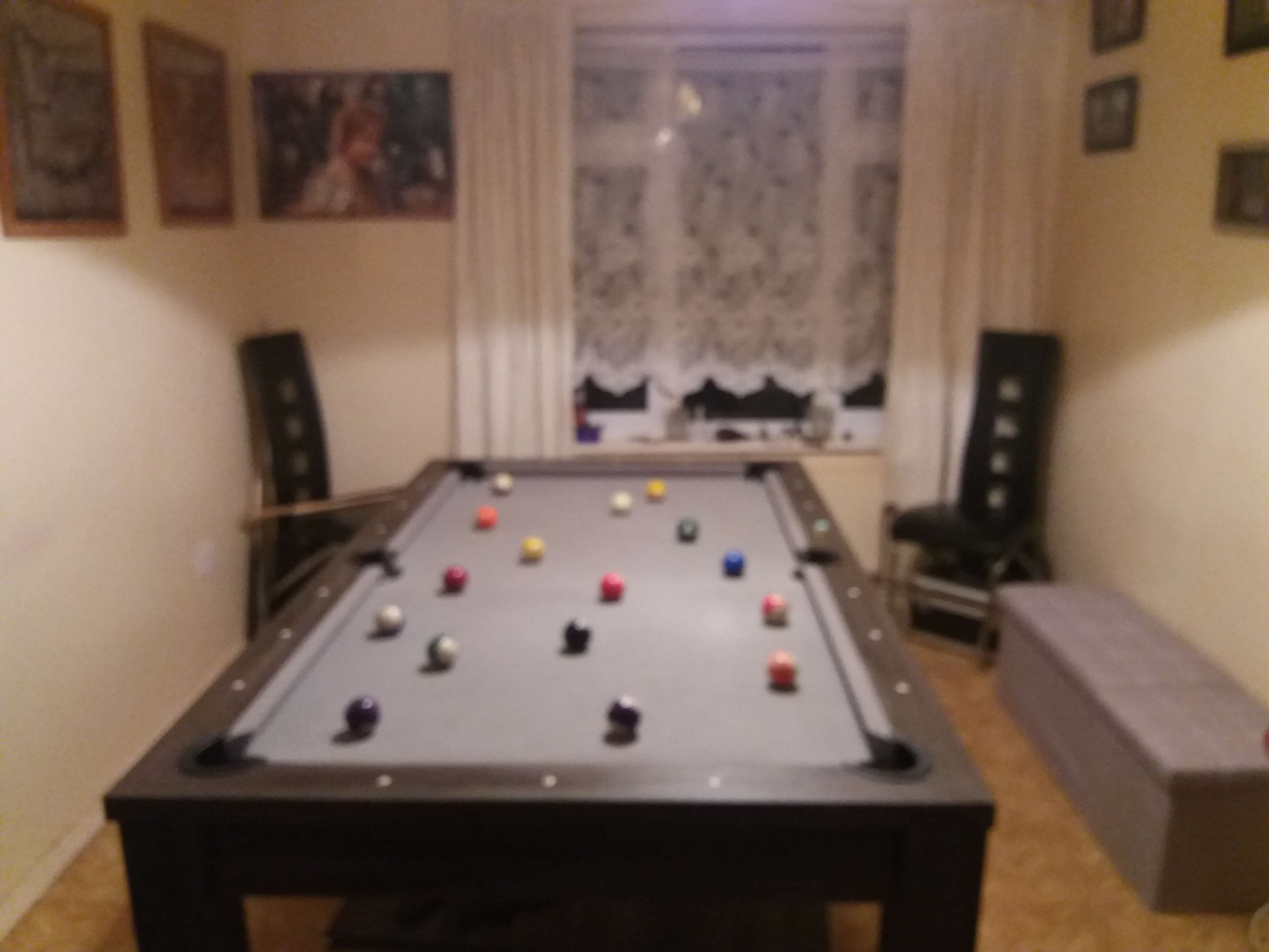 Pureline 6ft Pool Dining Table with Table Tennis Top Liberty Games