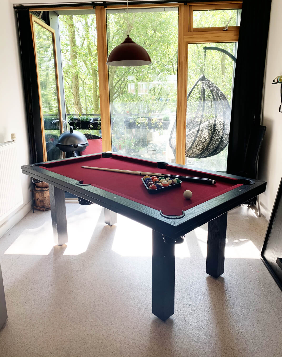 amalfi pool dining table