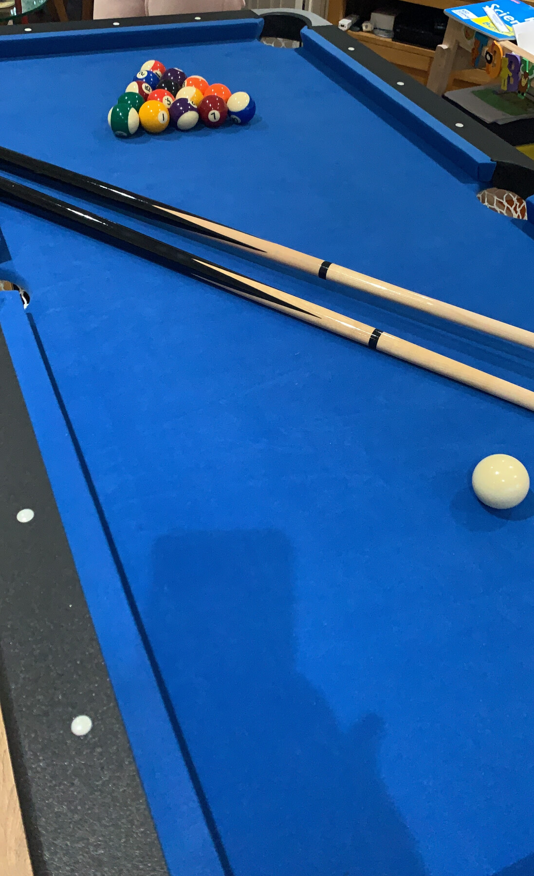 Tekscore Folding Leg Pool Table with Table Tennis Top Liberty Games