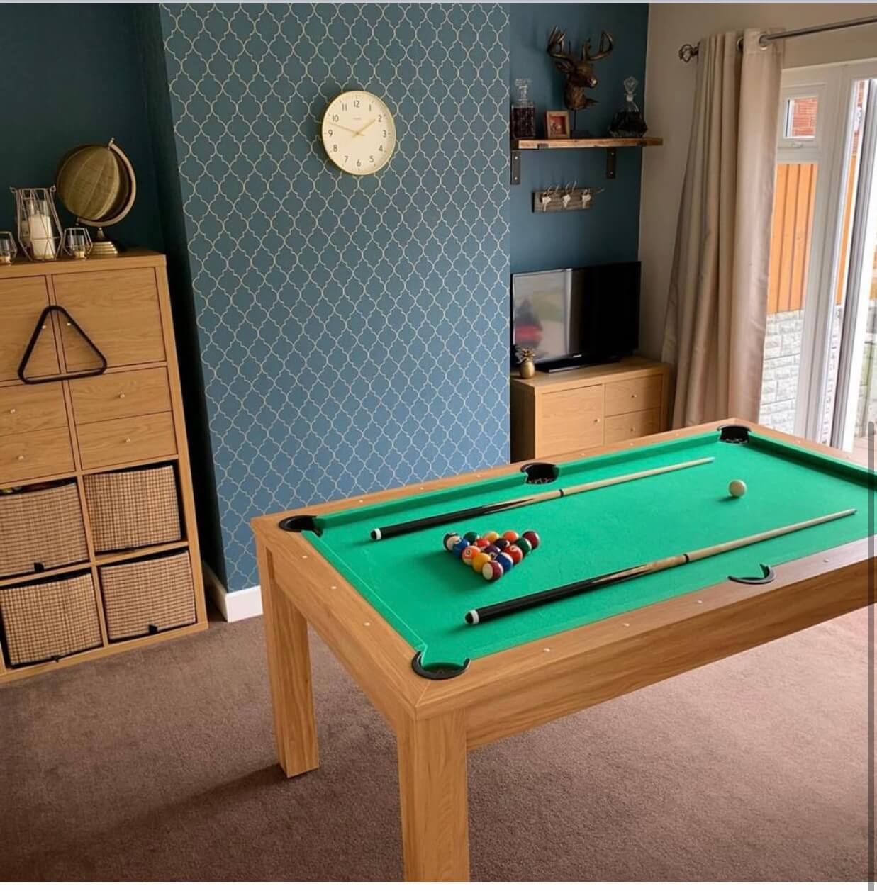 Pureline 6ft Pool Dining Table with Table Tennis Top Liberty Games