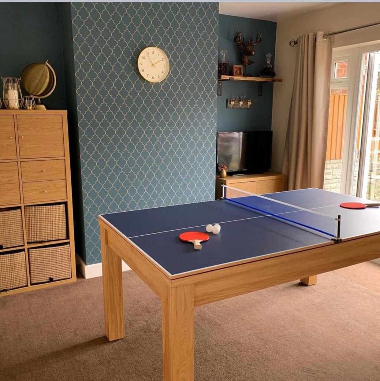 6ft pool table with table tennis top