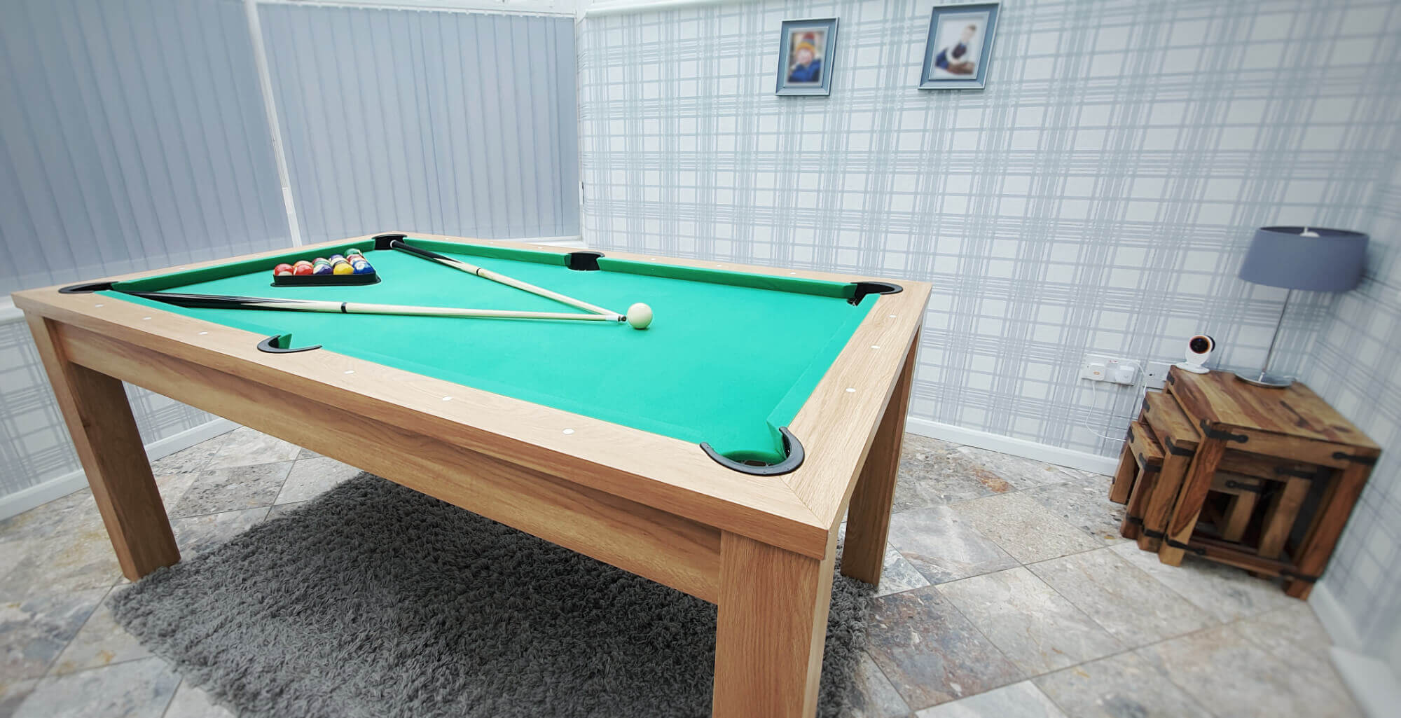 Pureline 6ft Pool Dining Table & Table Tennis Top Liberty Games