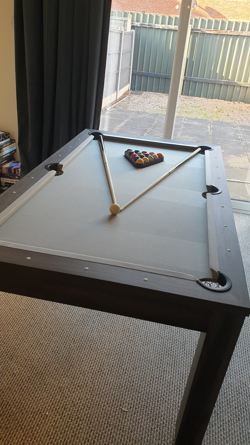 Pureline 6ft Pool Dining Table & Table Tennis Top Liberty Games