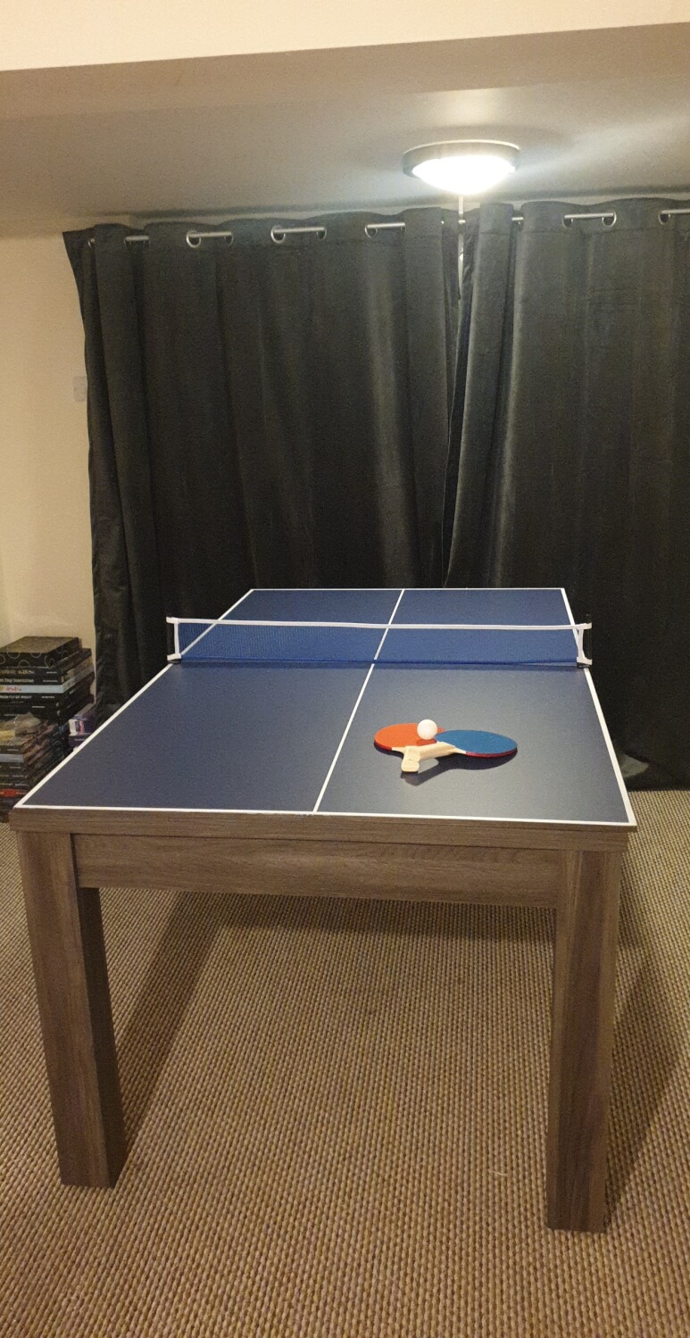 Pureline 6ft Pool Dining Table & Table Tennis Top Liberty Games