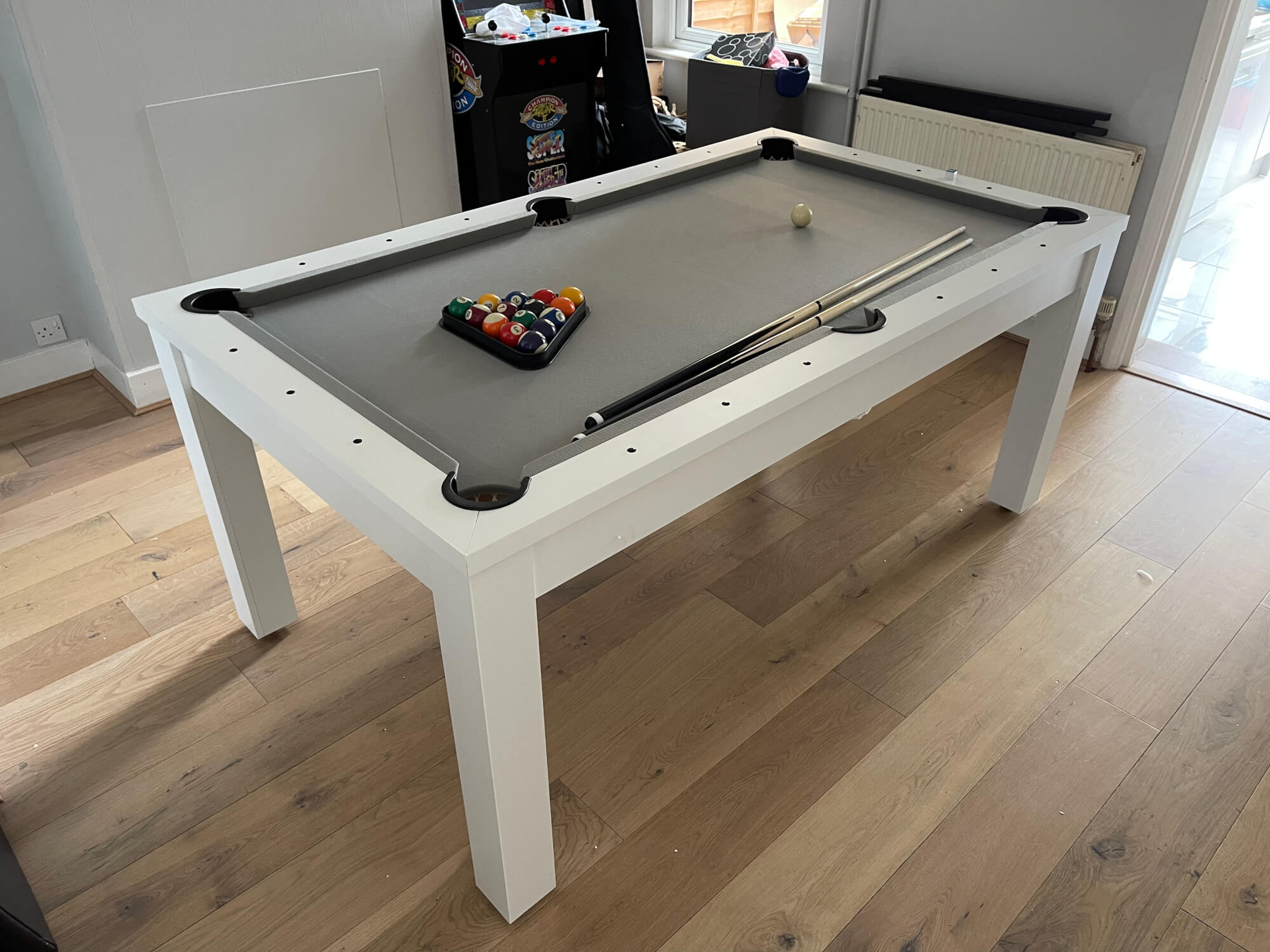 Pureline 6ft Pool Dining Table & Table Tennis Top Liberty Games