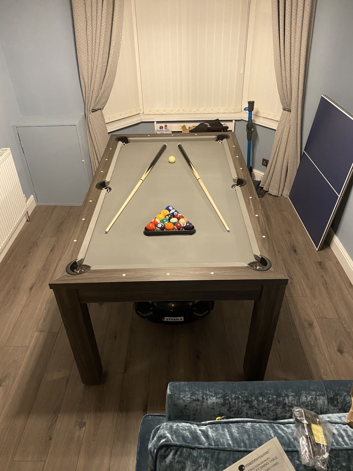 Pureline 6ft Pool Dining Table & Table Tennis Top Liberty Games