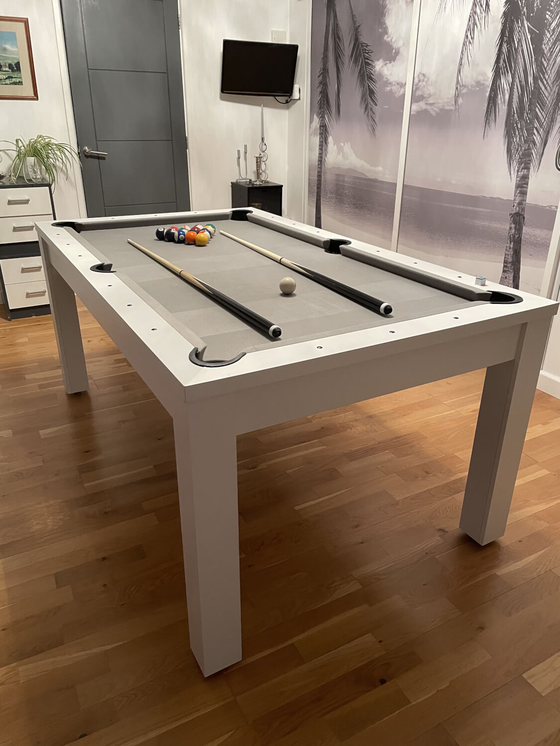 Pureline 6ft Pool Dining Table & Table Tennis Top Liberty Games