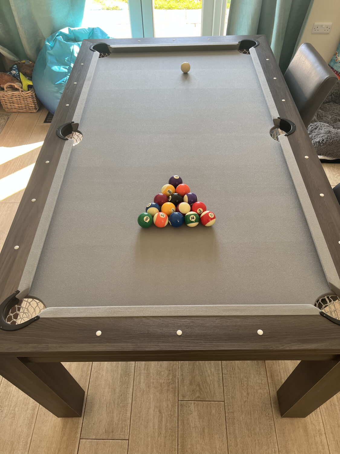 Pureline 6ft Pool Dining Table & Table Tennis Top Liberty Games