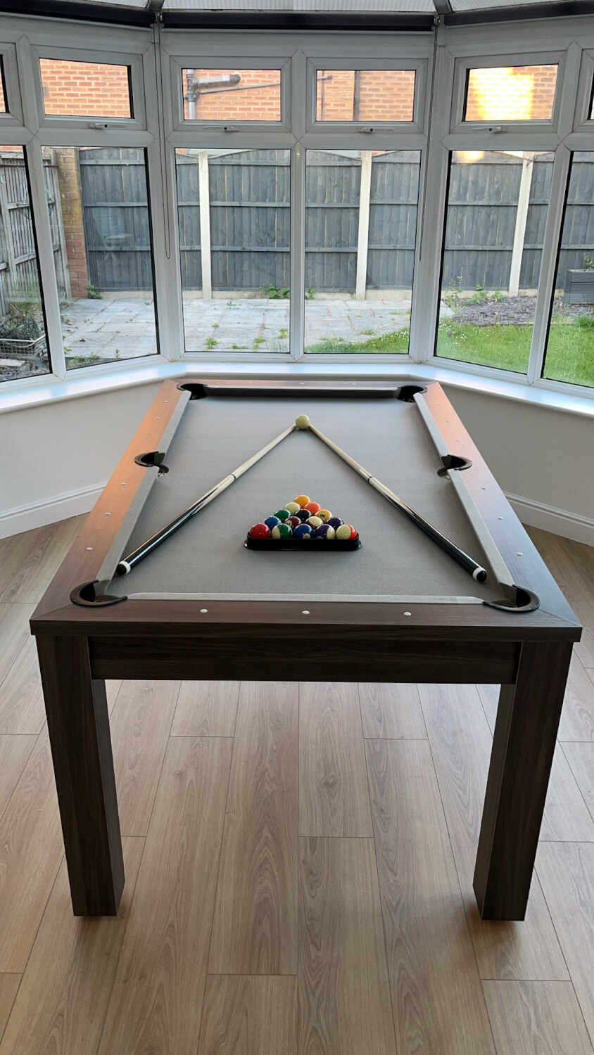 Pureline 6ft Pool Dining Table & Table Tennis Top Liberty Games