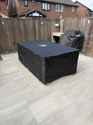 Fusion Outdoor/Indoor 7ft Slate Bed Pool Dining Table